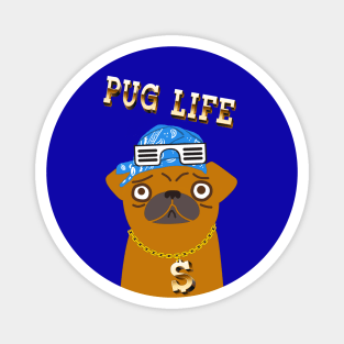 Pug Life Cute Pugs Dog Magnet